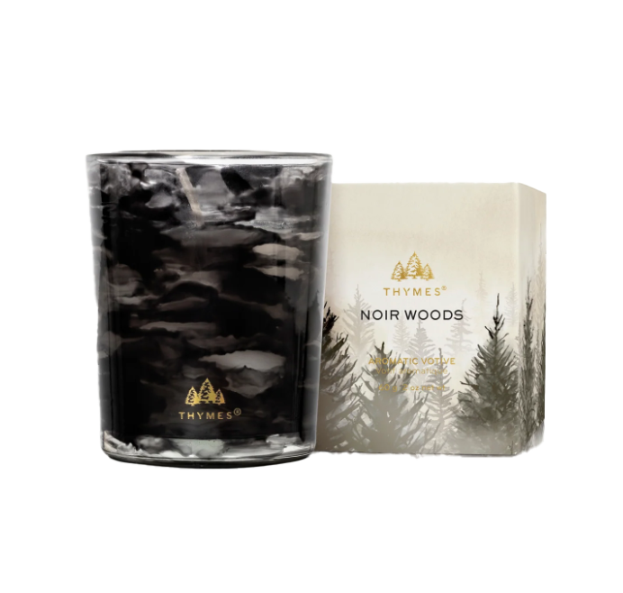 Thymes Noir Woods Votive Candle – 2oz