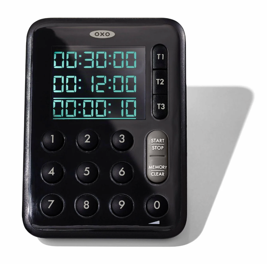 OXO Digital Triple Kitchen Timer – Black