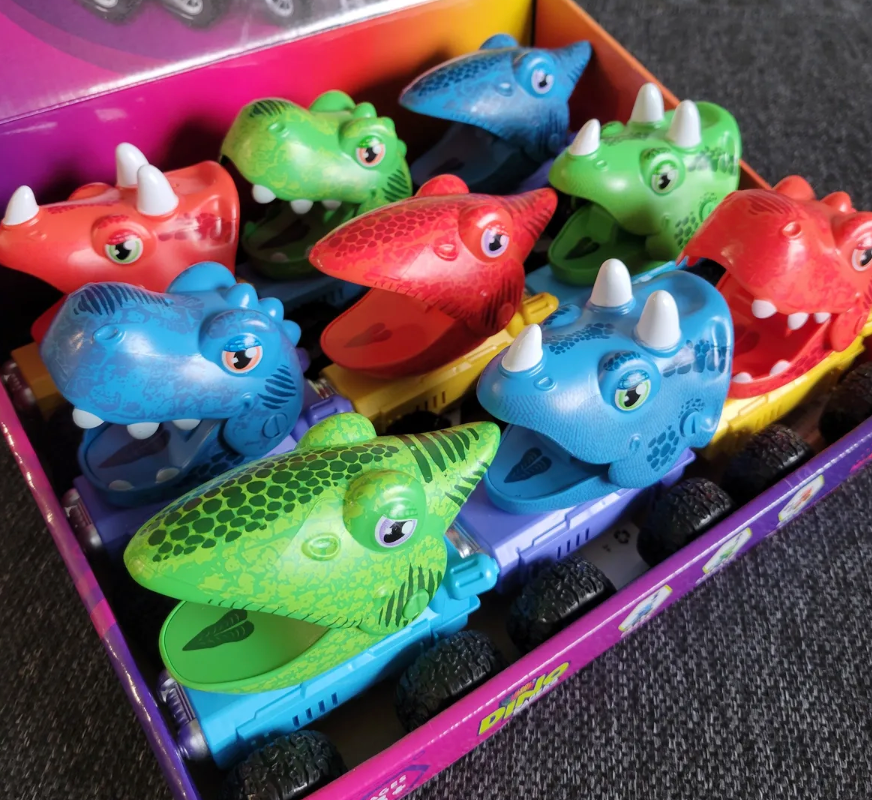 Mukikim Dino Racers Car Toy – Assorted Colors Each Sold Separately