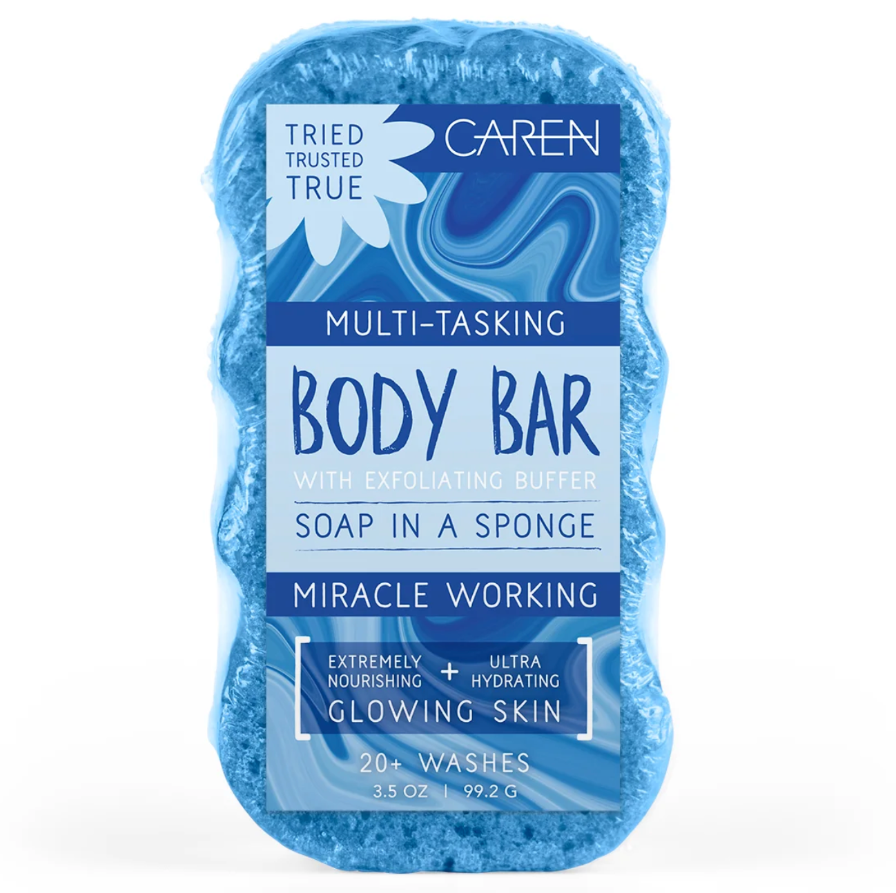Caren Body Bar Sponge – Blue Linen
