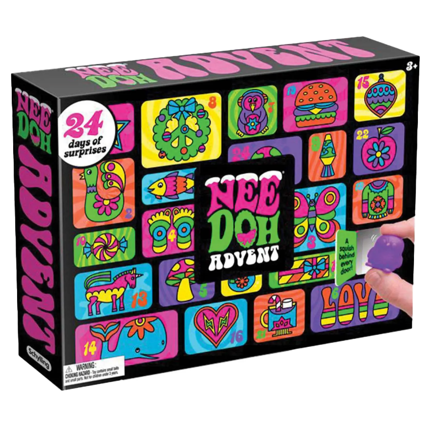 NeeDoh Groovy Glob 2025 Squishy Toys Advent Calendar