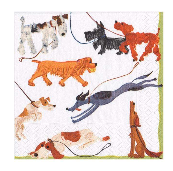 Caspari Best in Show Paper Cocktail Napkins - 20pk