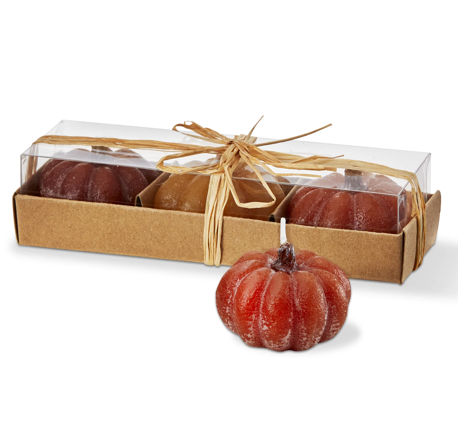 Tag Pumpkin Tealight Candles – Set of 3