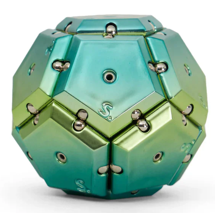 Speks - Geode Chrome Rare Earth Magnet Toy – Gamma Green