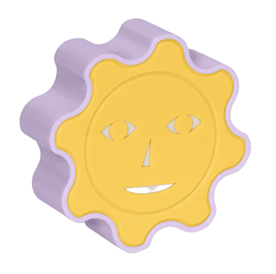 Areaware Everybody Night Light with Automatic Sensor – Purple/Yellow