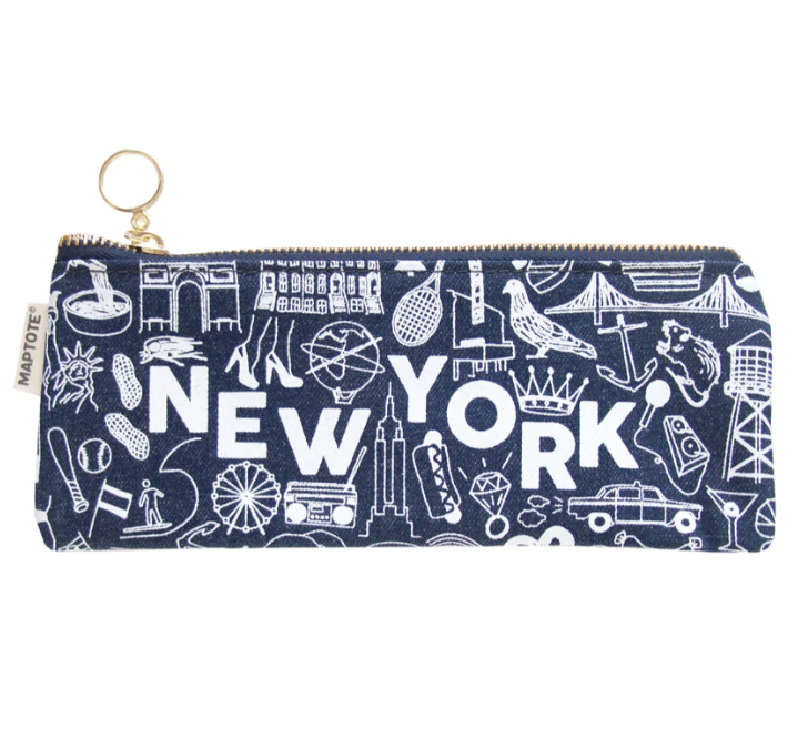 New York City Pencil Pouch – 8" x 3"