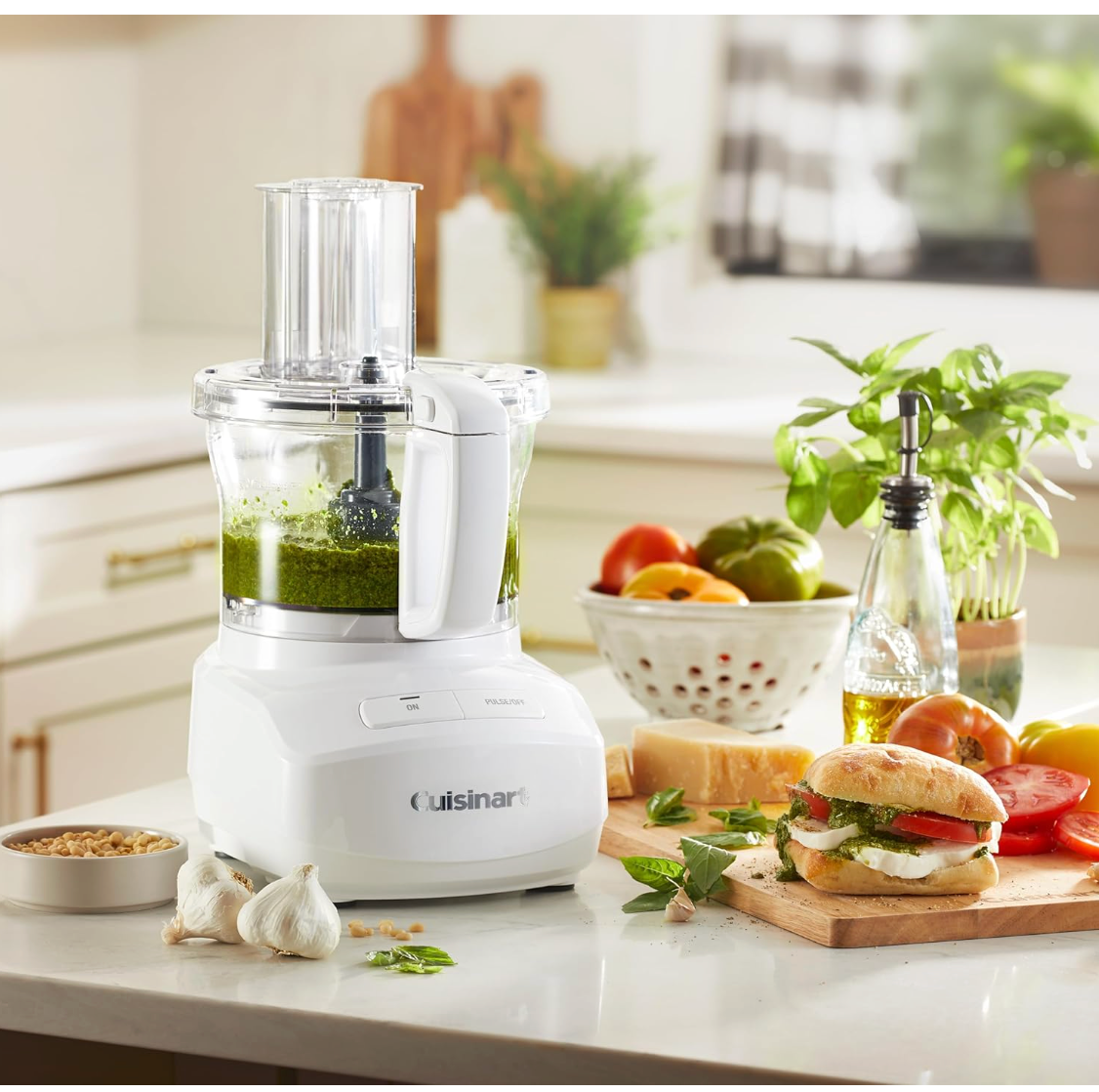 Cuisinart Sleek and Modern Design Food Processor 7-Cup – White