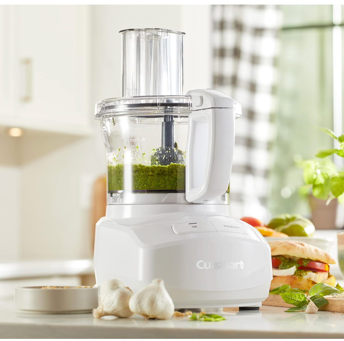 Cuisinart Sleek and Modern Design Food Processor 7-Cup – White
