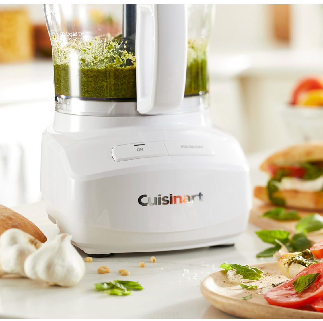 Cuisinart Sleek and Modern Design Food Processor 7-Cup – White