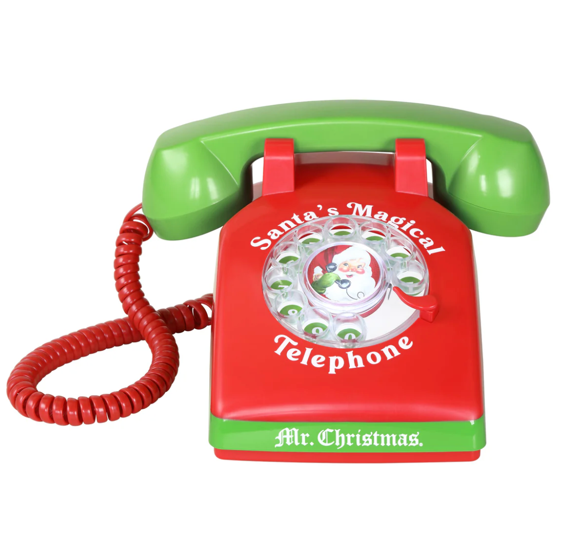 Mr. Christmas Santa's Magical Telephone – Interactive Toy – 8"