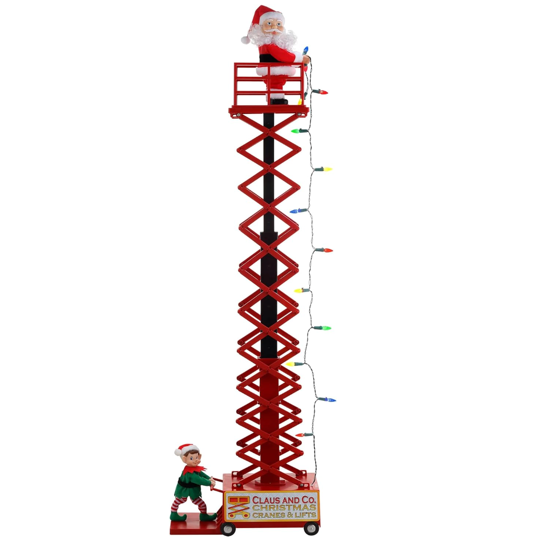 Mr. Christmas Animated & Musical Santa's Lift - 50 in. – White