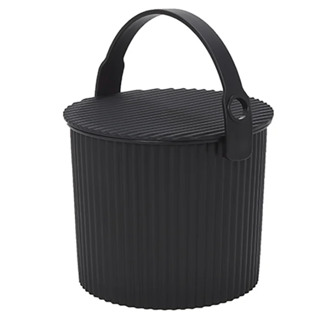 Chilewich Hachiman Bucket - Black – 1.1 Gallon