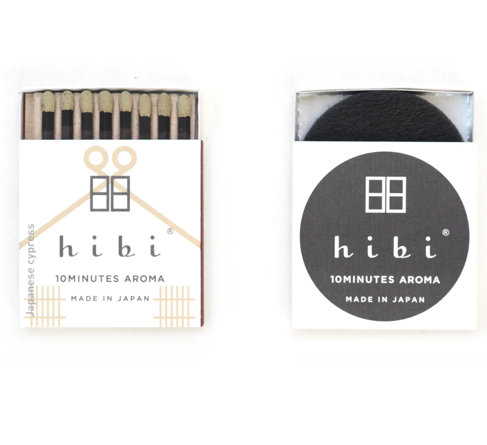 Hibi Match - Box of 8 Incense Matches – Japanese Cypress