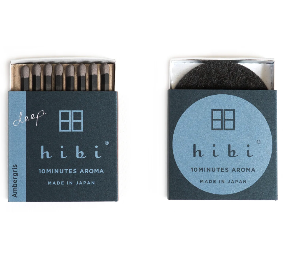 Hibi Match - Box of 8 Incense Matches – Ambergris