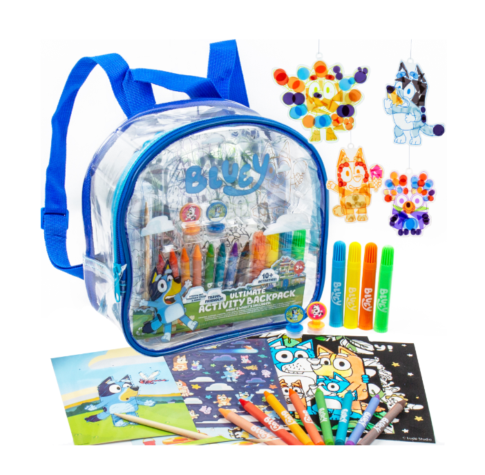 Bluey Ultimate Activity Backpack Includes 10+ Activities