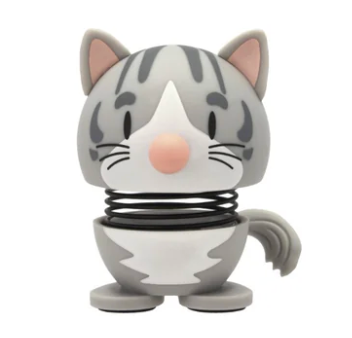 Hoptimist Bobblehead Figure – 2"– Maine Coon Cat