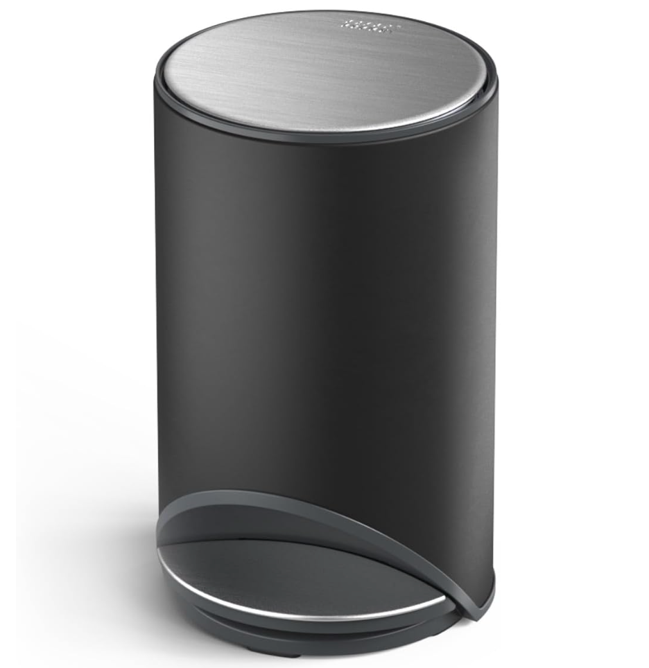 Joseph Joseph Arc 10L Easy-push Pedal Trash Can – Matt Black – S