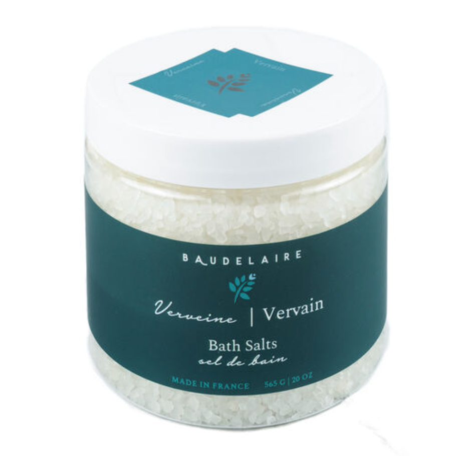 Baudelaire Provence Santé Bath Salts – 20oz – Vervain