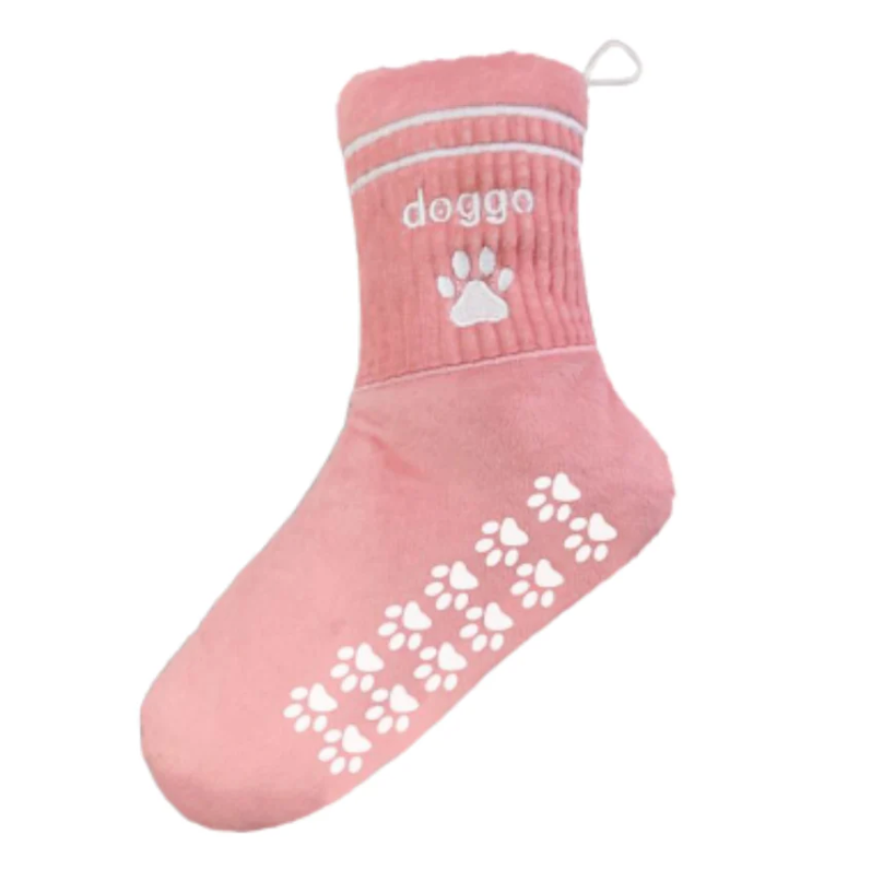 Haute Diggity Dog Designer Inspired Plush Dog Toy – Doggo Athletic Sock