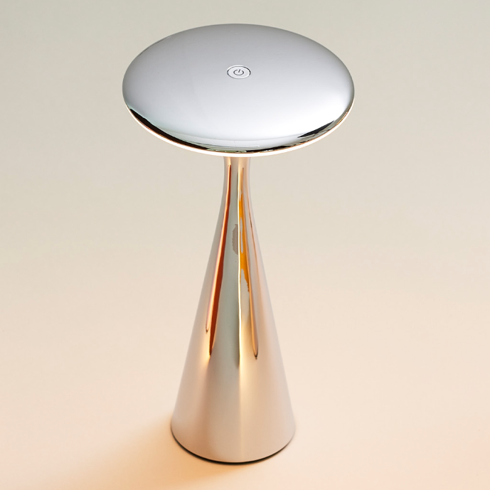 Brain Stream Touch Control UFO Table Lamp – Chrome