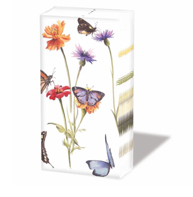 Butterfly Garden Pocket Tissue – 10 Tissues Per Pack