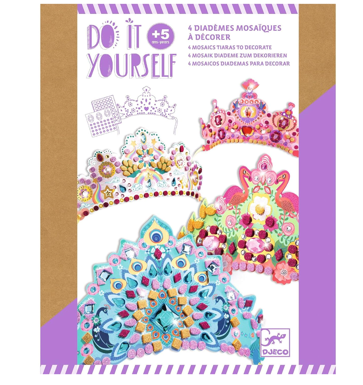 Djeco Do It Yourself Craft Kit – Like A Princess Crown