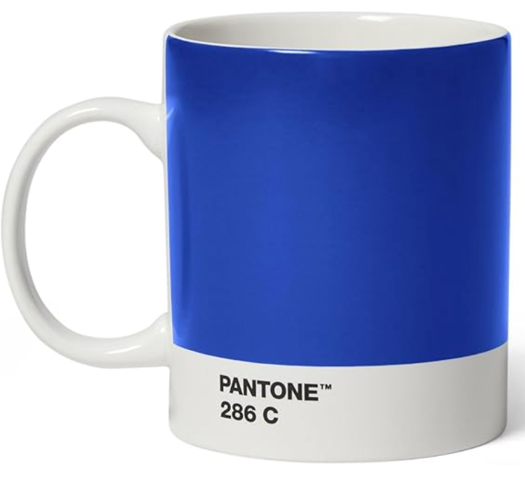 PANTONE Fine China Coffee Mug – 13oz. – Clear Blue