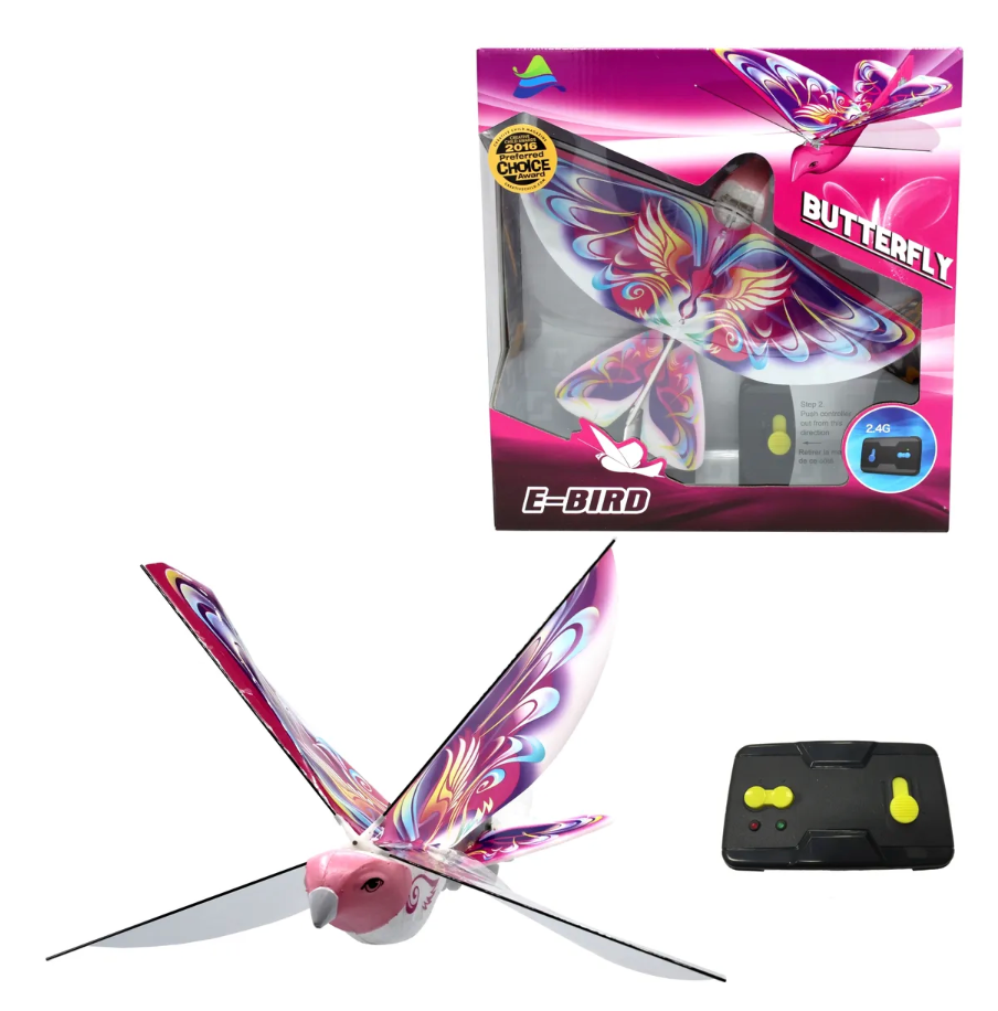 【新品未開封】N.Flying Hamang Doll (28cm) Mukikim Self Flying eBird Toy – Pink – S. Feldman Housewares