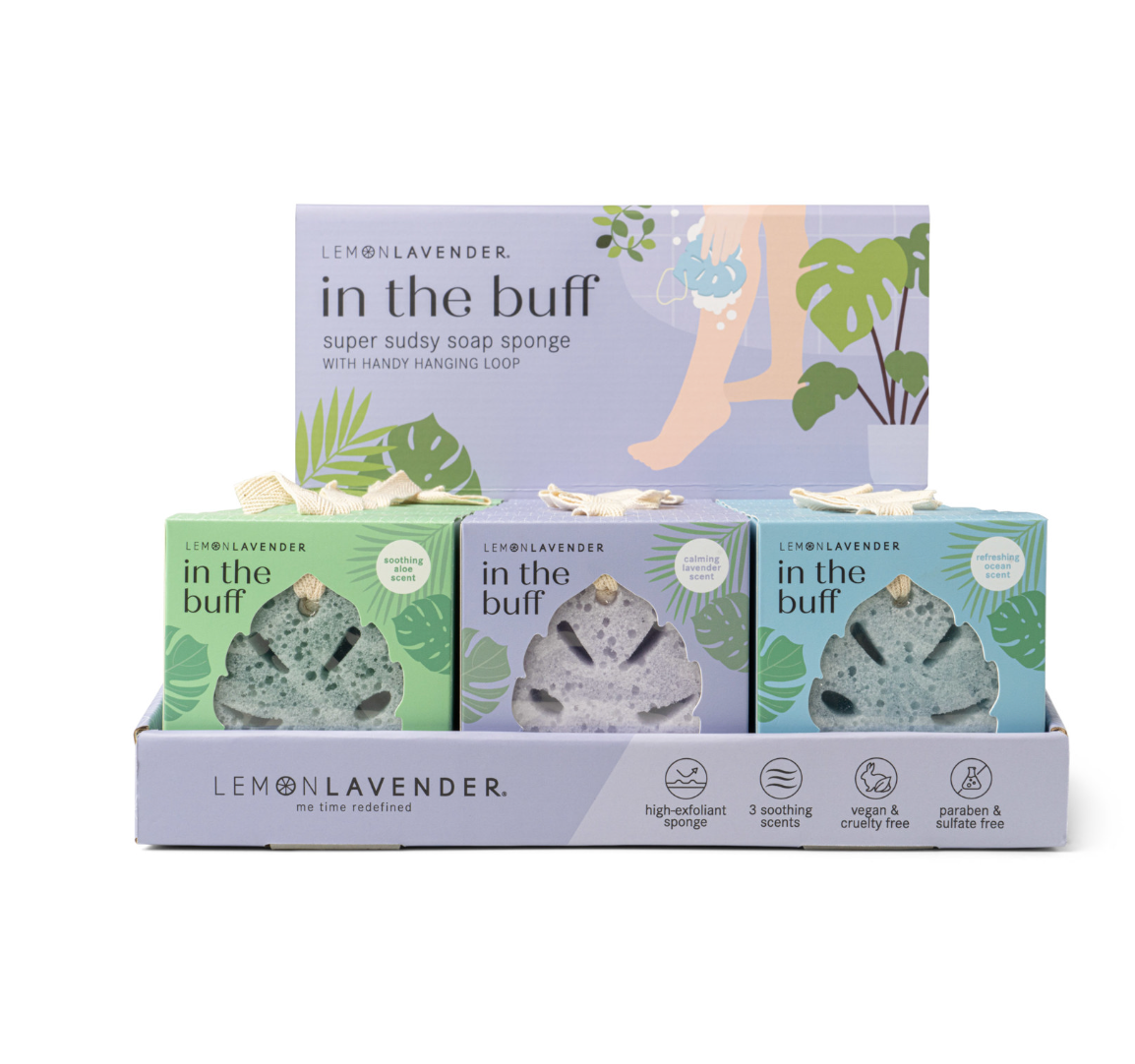 In The Buff Super Sudsy Soap Sponge – Assorted Colors – Each Sold Separately