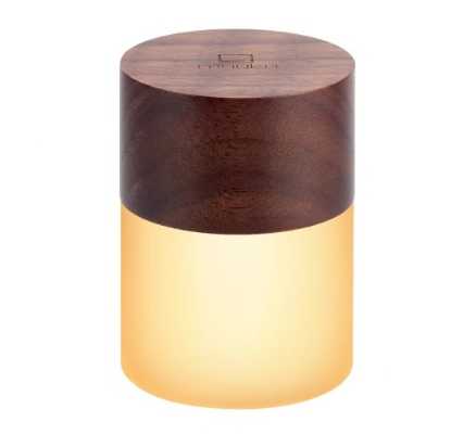 Gingko Mini Lemelia Light – Natural Walnut Wood – 2.5 x 1.75"