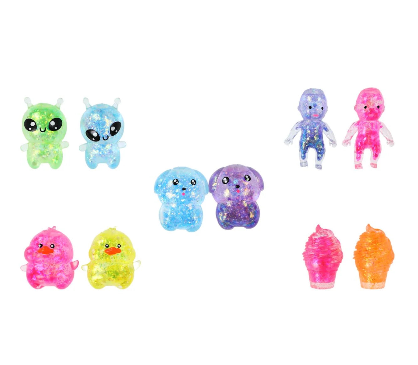 Sugar Swaps Sparklee Twinsies Surprise Squishy Toy – 2-Pack – Assorted Colors – Each Sold Separately (Copy)