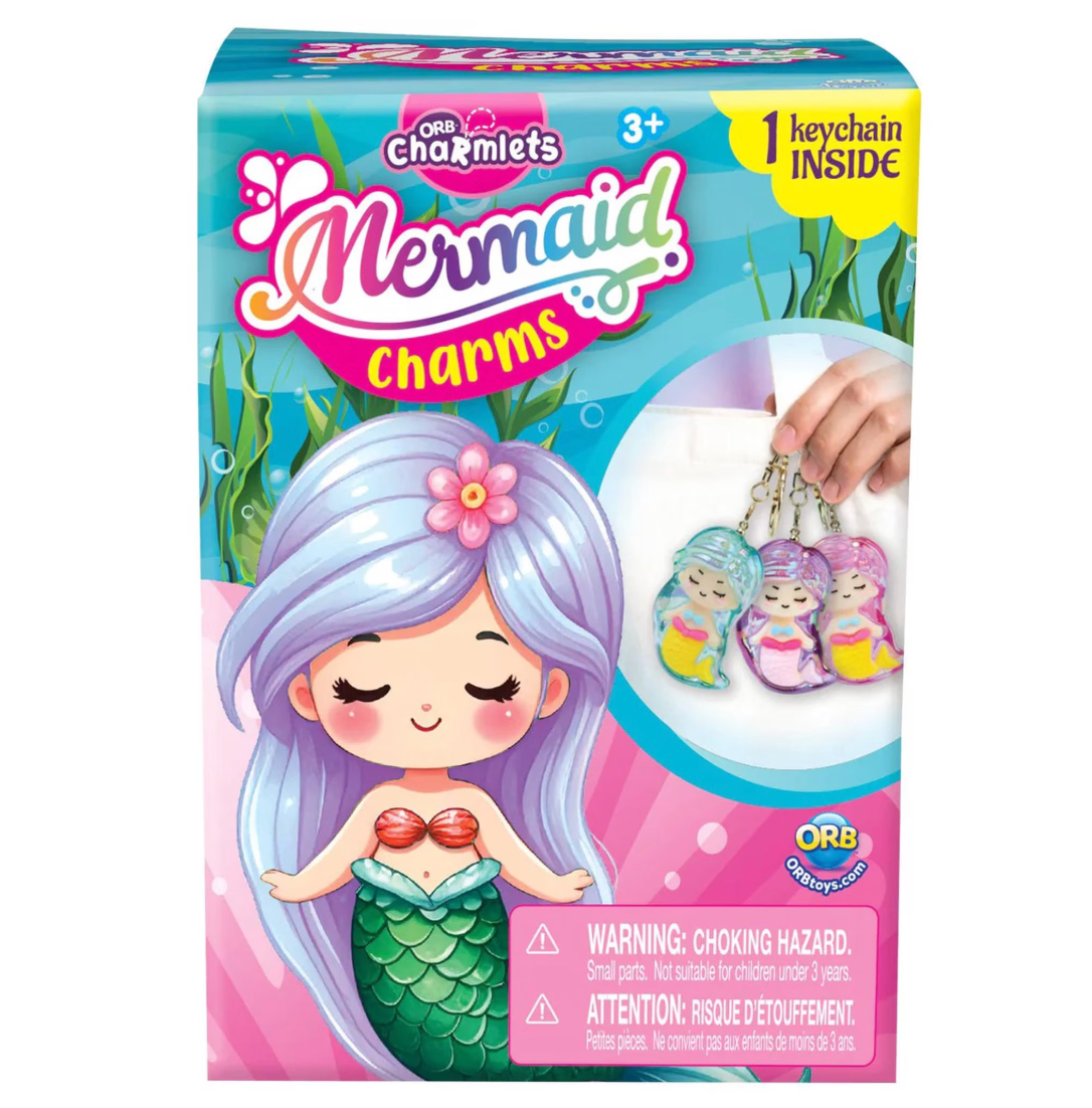 Charmlets Mystery Blind Box Collectible – Mermaids – Each One Sold Separately