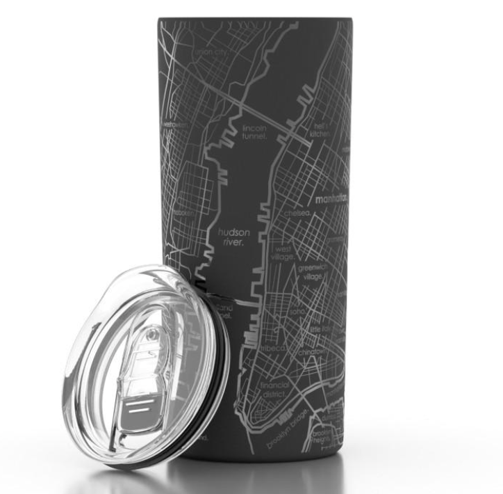NYC Marathon – Insulated Tumbler – 16oz – Black