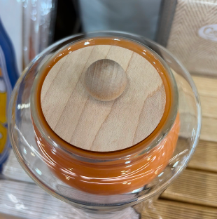 Skeem Classic Luna Candle With Wood Lid – Citrus & Rosemary – 9oz