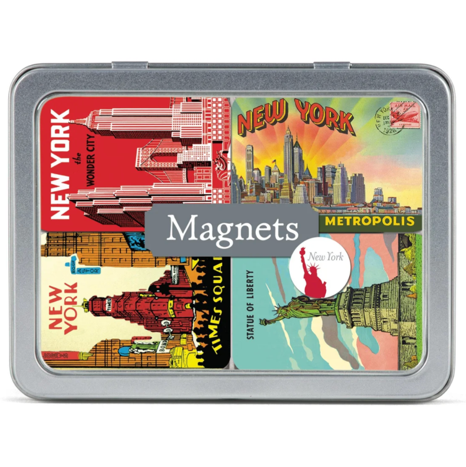 Cavallini & Co. New York City Vintage Magnets – 24 Assorted