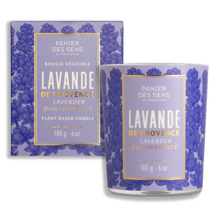 Panier Des Sens Candle Relaxing Fragrance – Iconic Lavender - 6 oz.