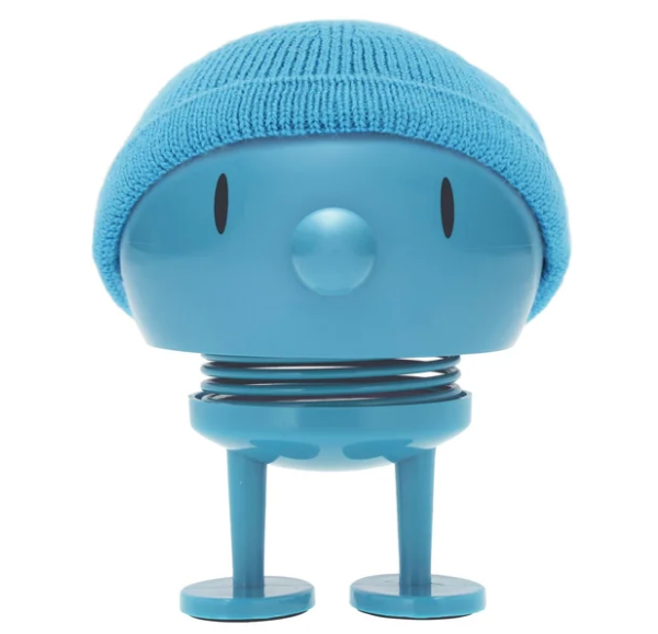 Hoptimist Hipster Bumble Bobblehead Figure – Turquoise – 4"