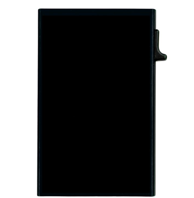 Garzini RFID-Protected MagSafe Metal 6 Card Holder With Removable Pocket – Black