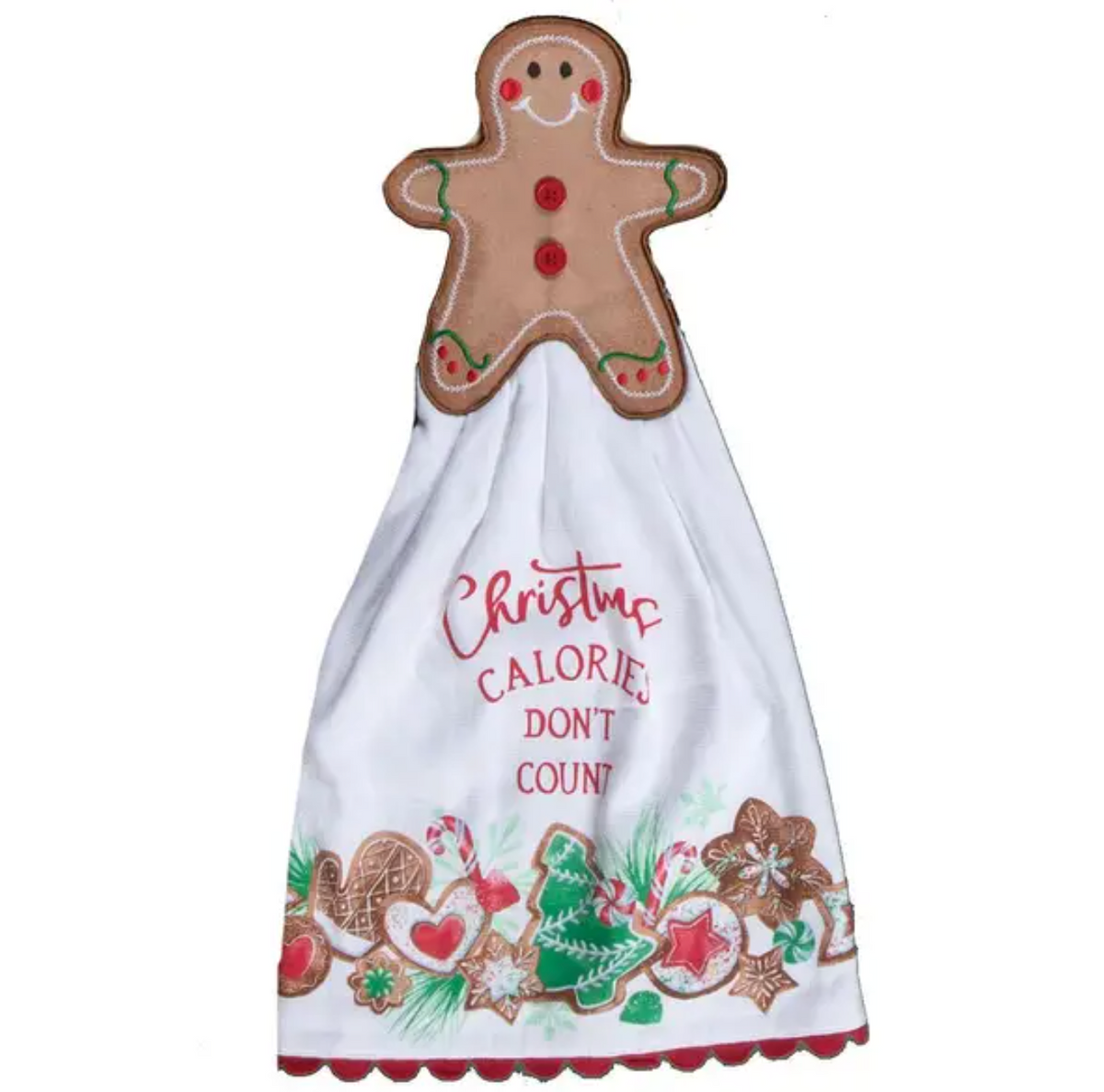 Kay Dee Designs Sweet Ginger Hang Up Christmas Towel – 10" x 20"