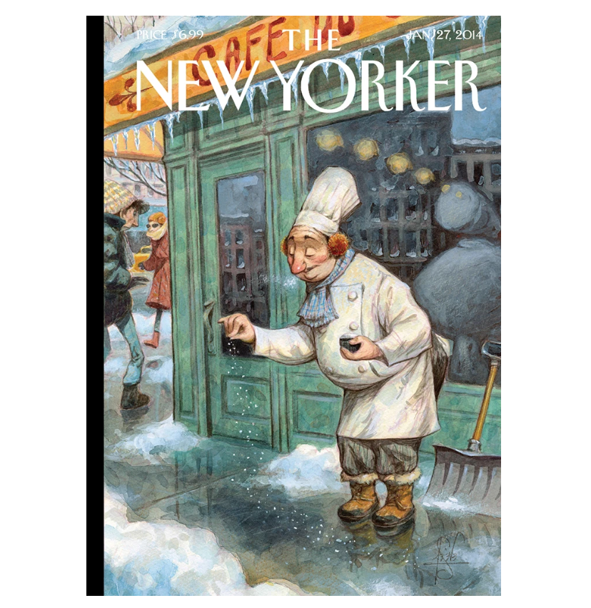 New Yorker Christmas Cover Note Card – Just A Pinch Of Salt