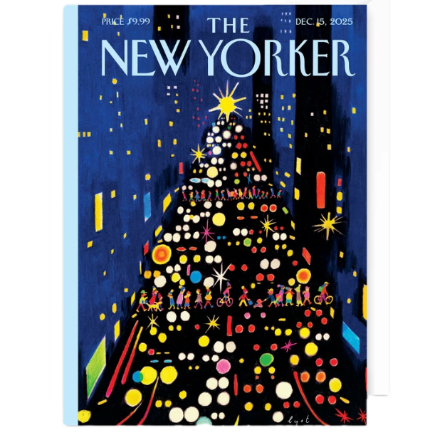 New Yorker Christmas Cover Note Card – Christmas Avenue