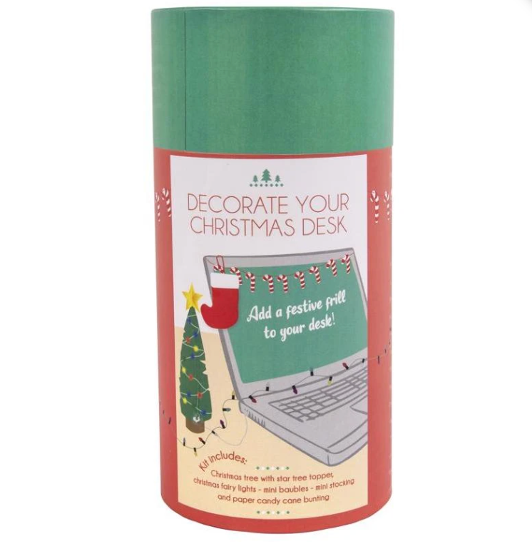 Fizz Emergency Christmas Desk Décor – Festive Holiday Accent