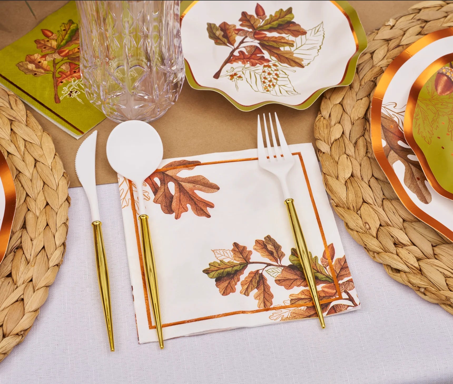 Acorn and Oak Lunch Napkins – 20pk