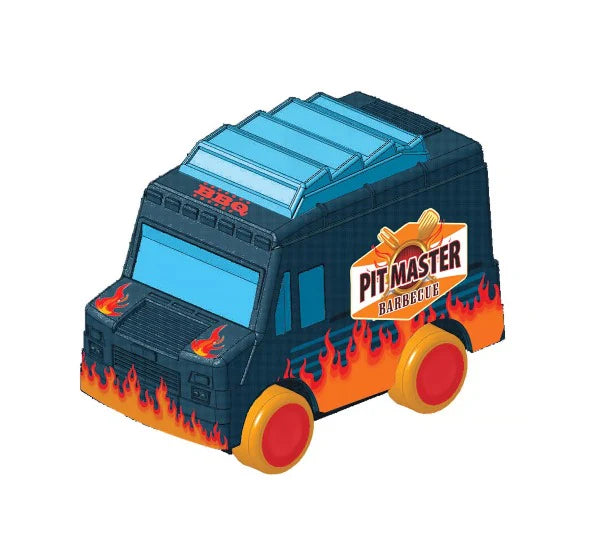 Micro Town Munchie-Mobiles Die-Cast Vehicles – Pack of 4