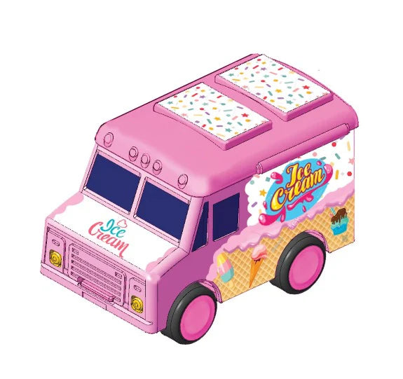 Micro Town Munchie-Mobiles Die-Cast Vehicles – Pack of 4