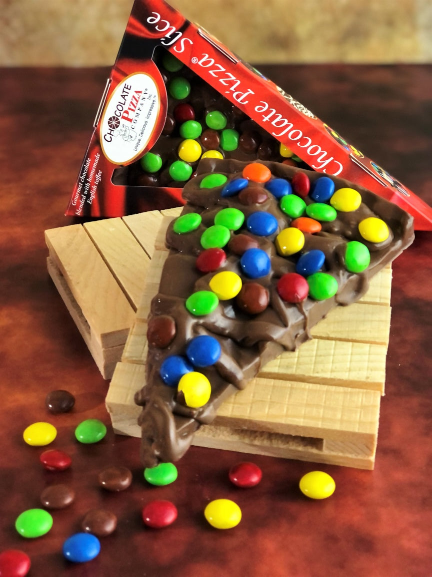 Chocolate Pizza Company Milk Chocolate Colorful Candy Slice – 6oz.**