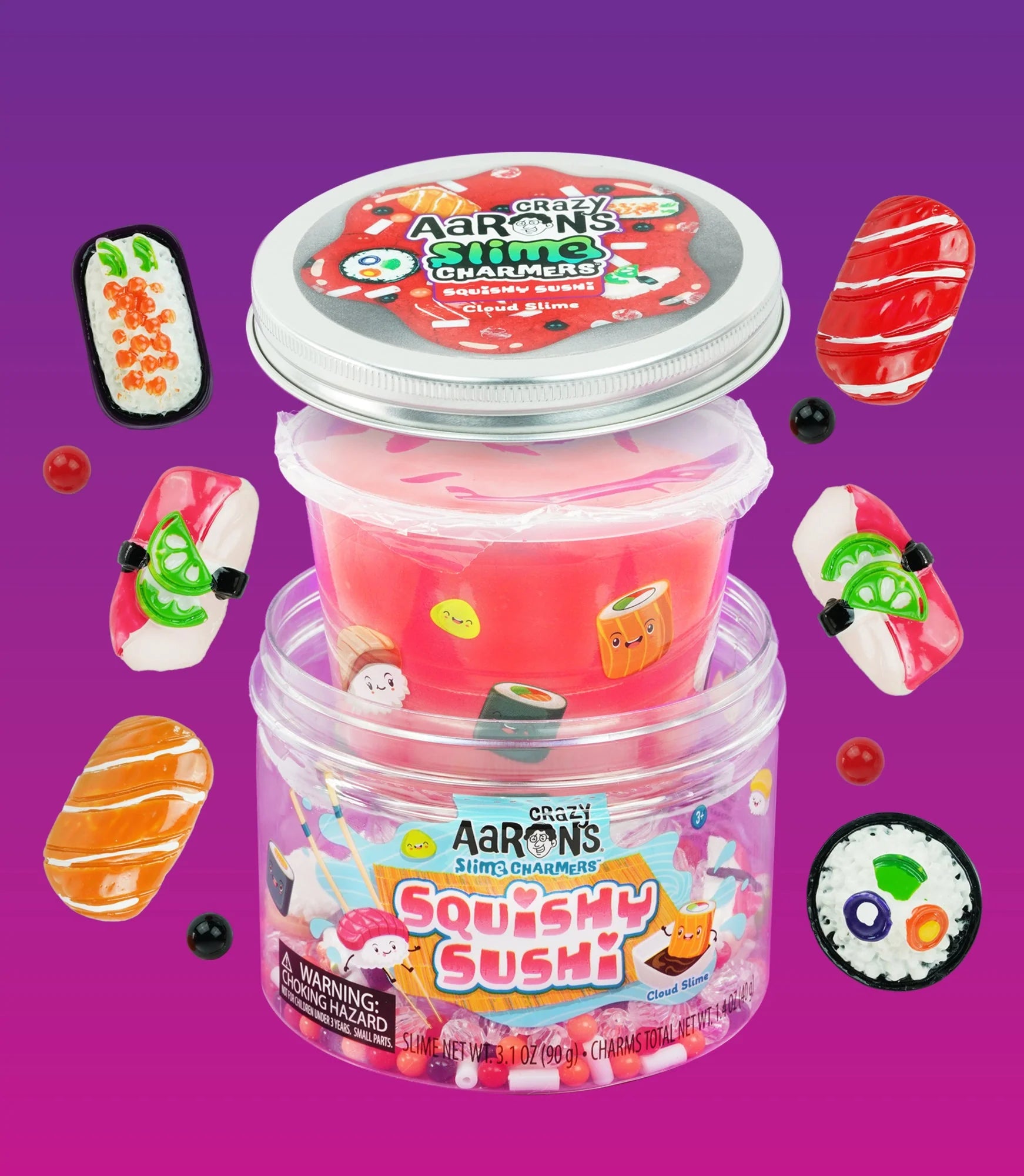 Crazy Aarons Scented Slime Charmers – Squishy Sushi