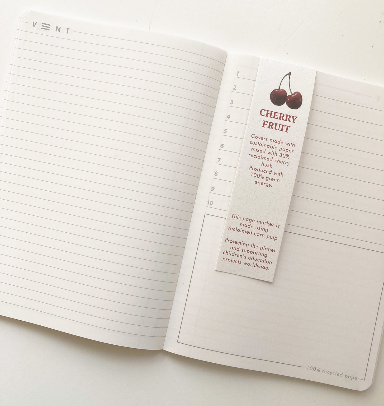 Recycled A5 SUCSEED Notebook – Lavender – 6" x 8" – 160 Pages
