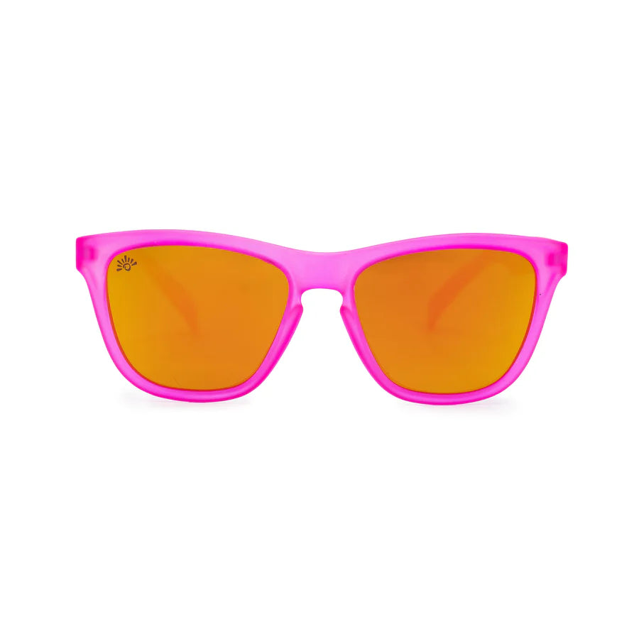 Sunnies Tea Time With Poodles — Blue Frame Sunglasses for Kids