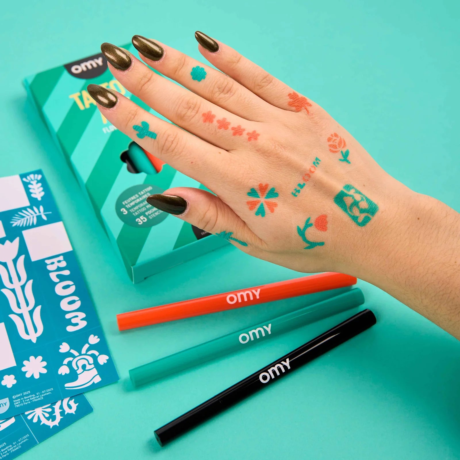 OMY Tattoo Body Art - Flower Pop